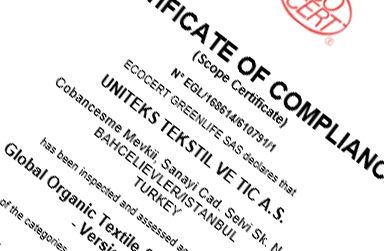 Uni-Teks Certificates